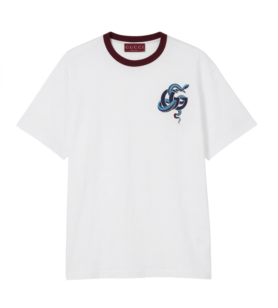 Gucci Printed Cotton Jersey T-Shirt - Year of the Snake