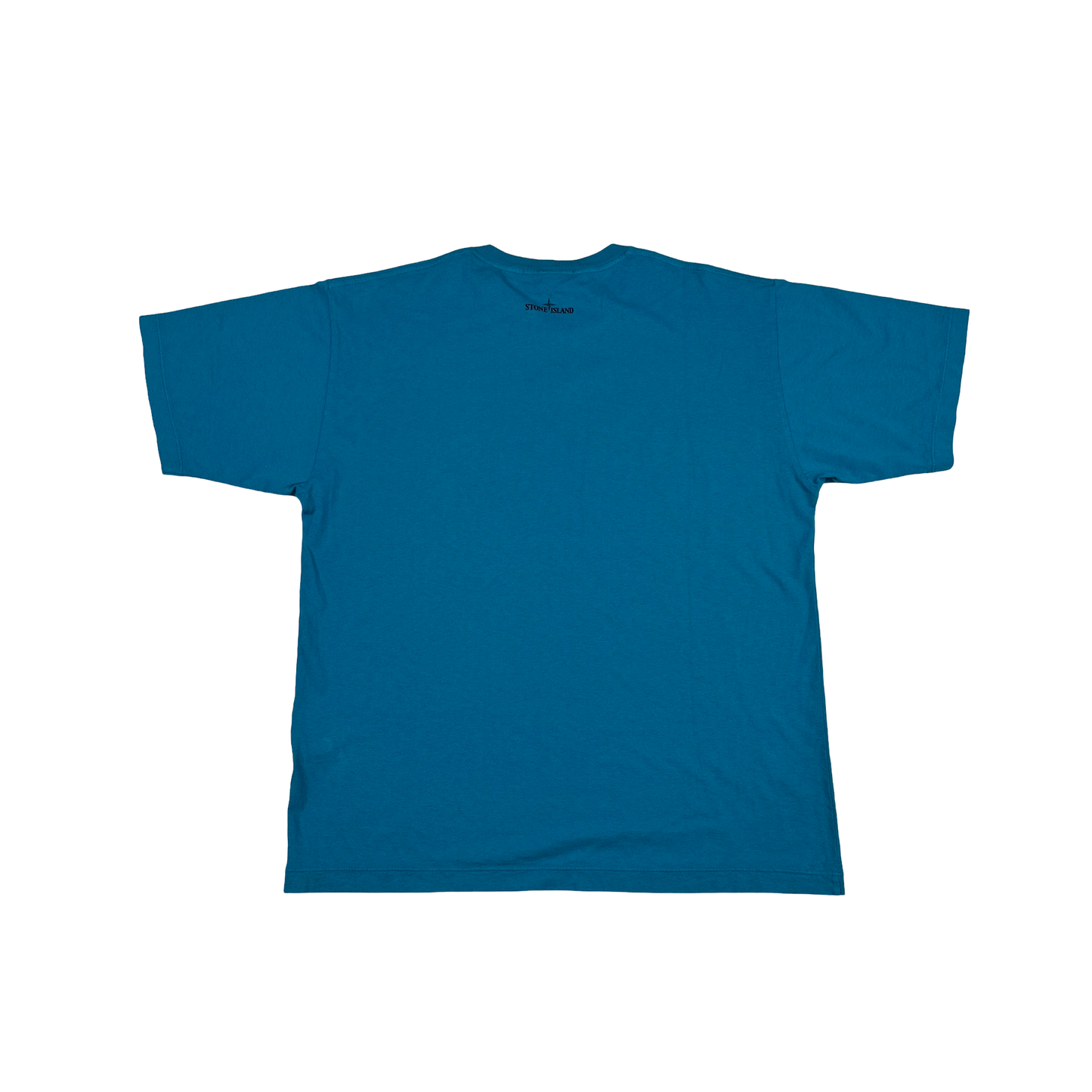 Stone Island Reflective Graphic Tee - Blue/Grey Reflective