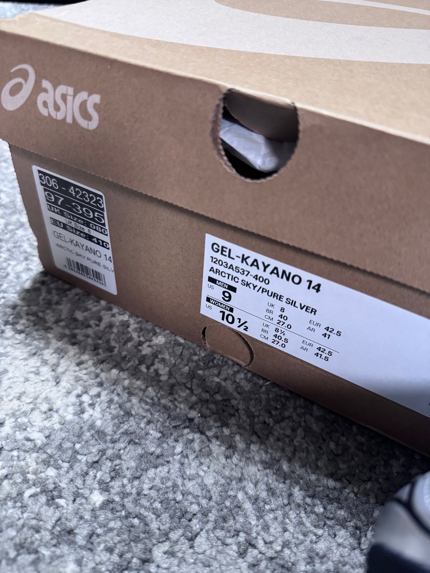 ASICS Gel Kayano 14 “Arctic Sky/Pure Silver”