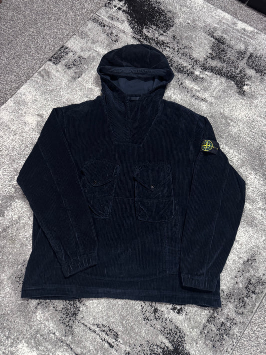 Stone Island Navy Corduroy Smock