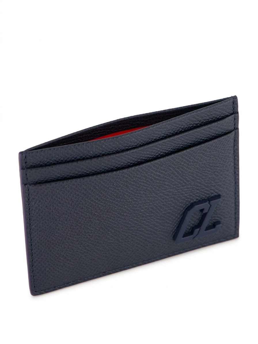 Christian Louboutin ‘Groovy’ Cardholder Navy