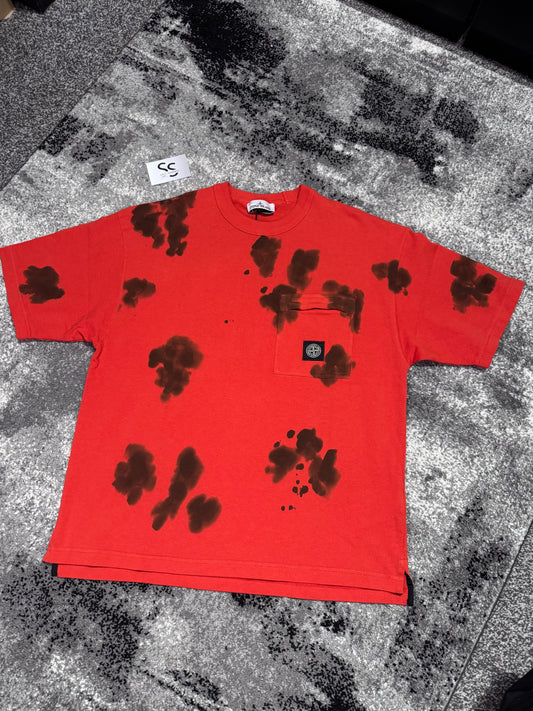Stone Island Special Process Hand Painted Tee