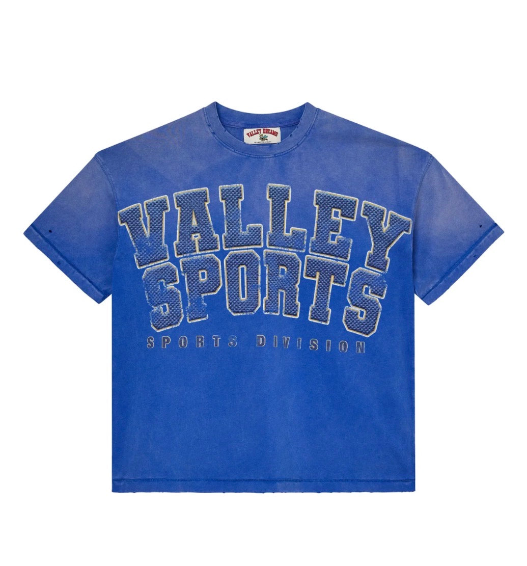 Valley Dreams ‘Valley Sports’ Tee - Sapphire