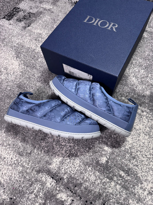 Dior Baby Blue Oblique Slipper