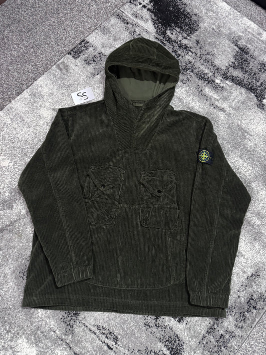 Stone Island Olive Corduroy Smock