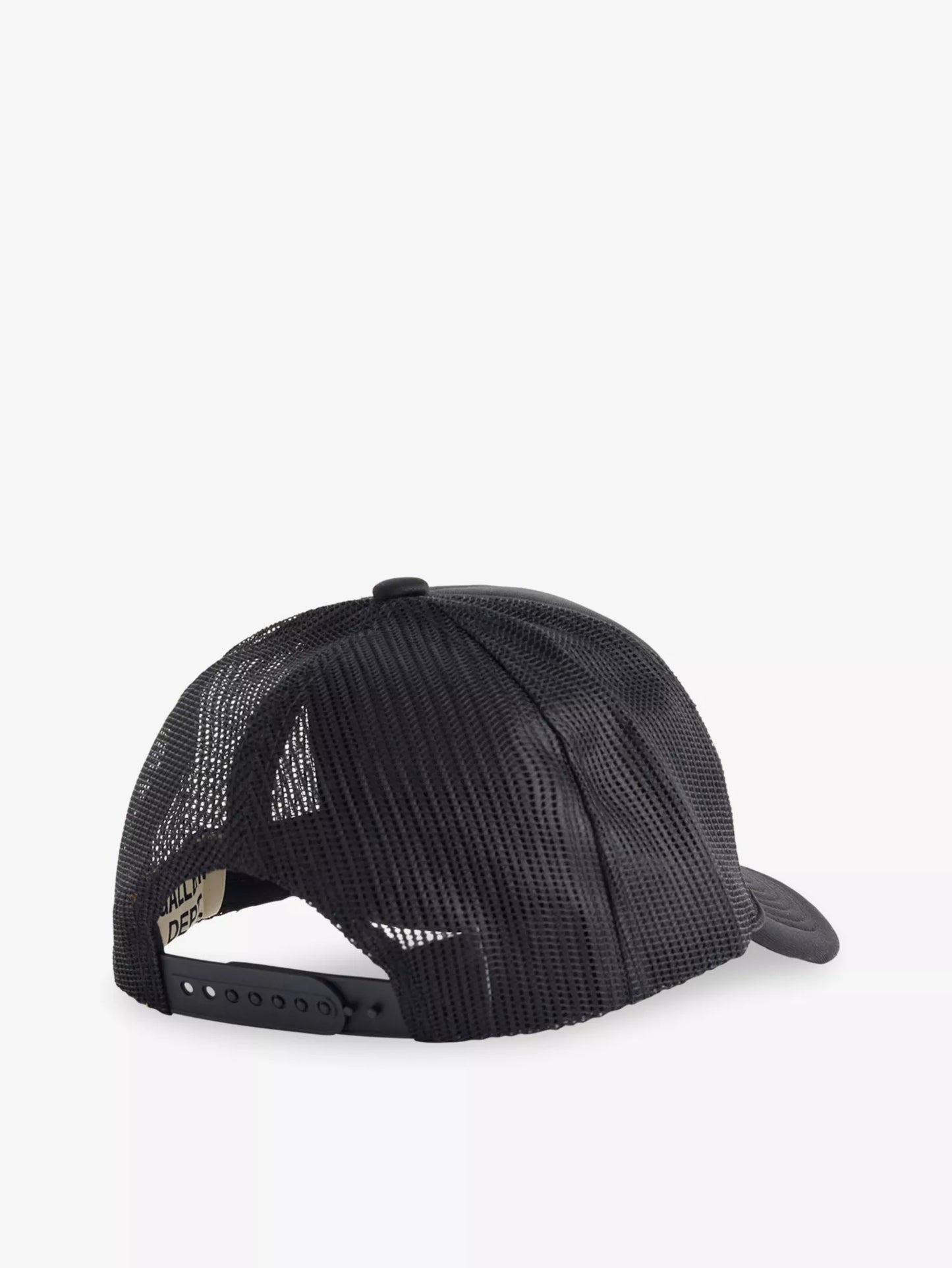 Gallery Dept Black Logo-Print Woven Trucker Cap