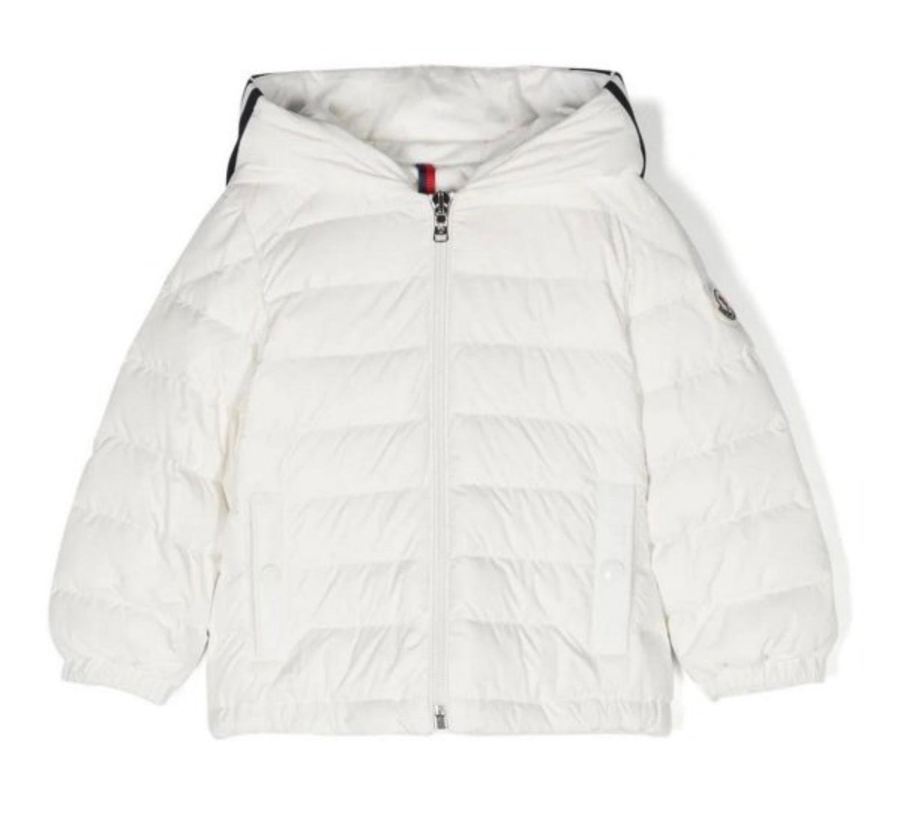 Moncler Enfant Cornour Puffer Jacket White/Navy