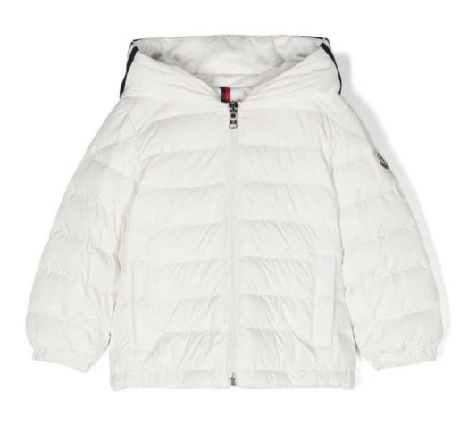Moncler Enfant Cornour Puffer Jacket White/Navy