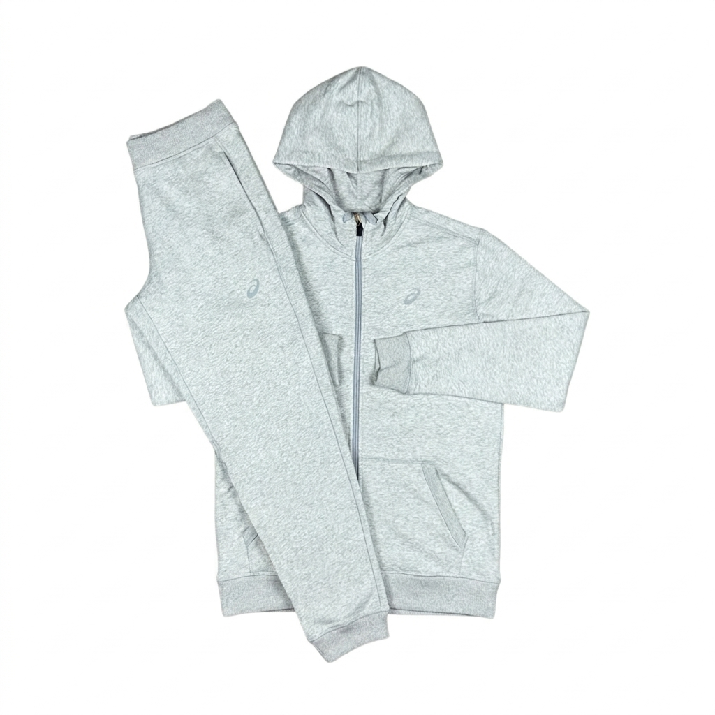 Asics Club Fleece Tracksuit - Grey