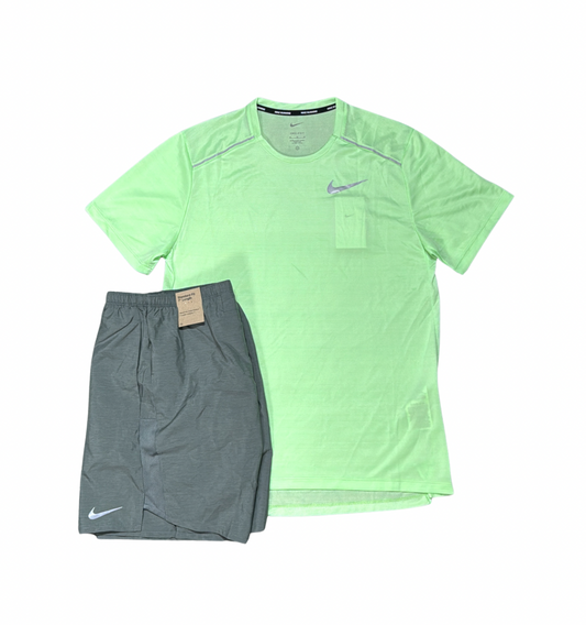Nike Miler 1.0 Ghost Green/Black Set 7inch
