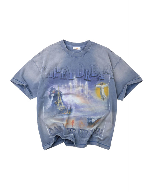 Valley Dreams “Can I See Heaven” Tee - Blue