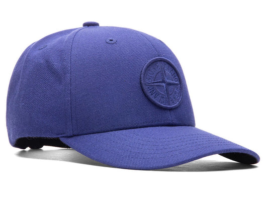 Stone Island Cotton Compass Cap Blue