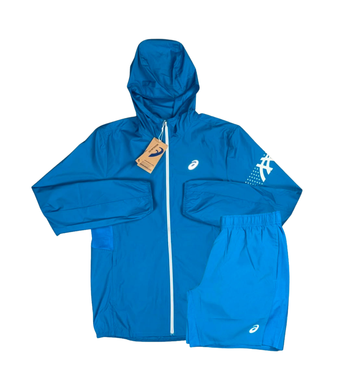 Asics Icon Teal/Aegean Blue Short Set