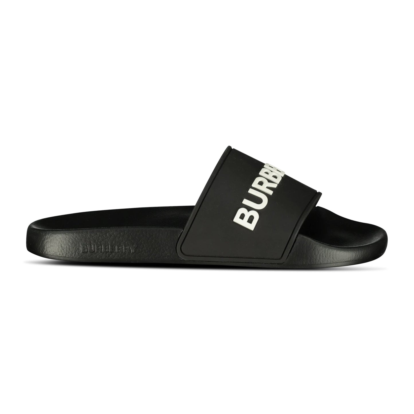 Burberry Logo Tech Furley Sliders Black/White