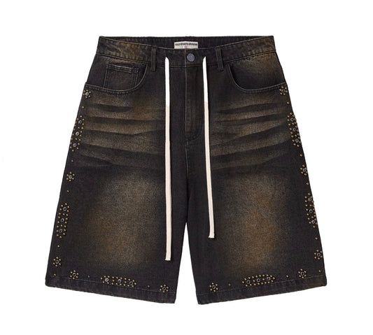 Valley Dreams Forged Jorts Black