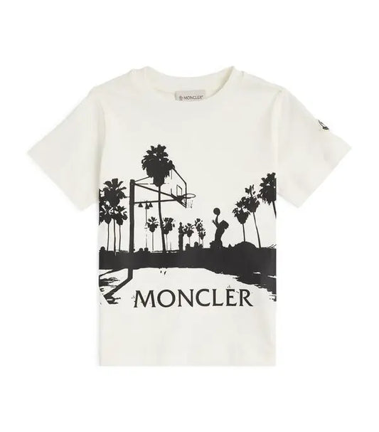 Moncler Enfant Basketball Print T-Shirt