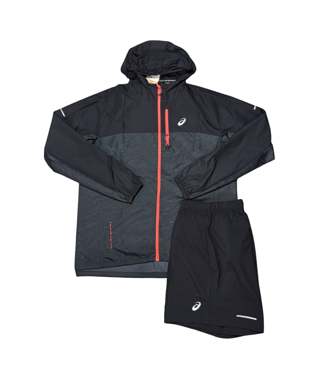 Asics Core Performance Black/Solar Short Set
