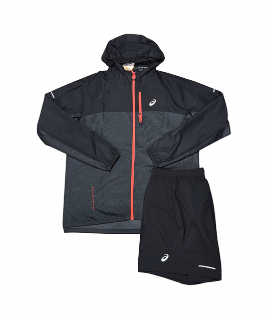 Asics Core Performance Black/Solar Short Set