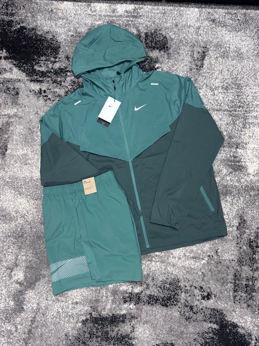 Nike Windrunner & Short Set Teal