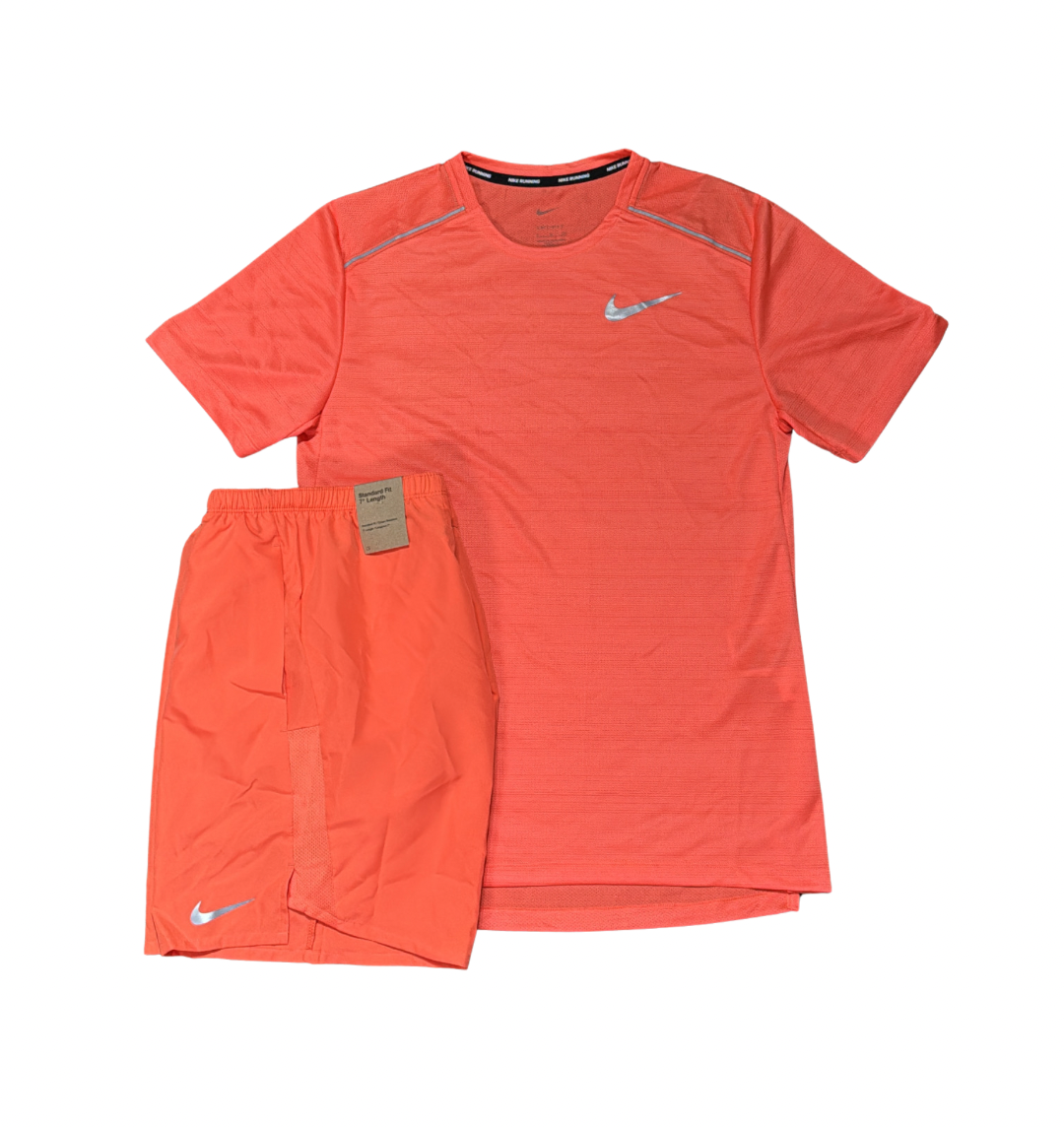 Nike Miler 1.0 Coral Set 7inch