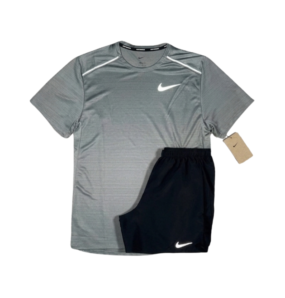 Nike Miler 1.0 Grey/Black Set 7inch
